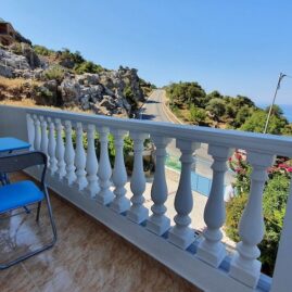 Apartment balcony view