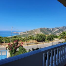 Apartment balcony view