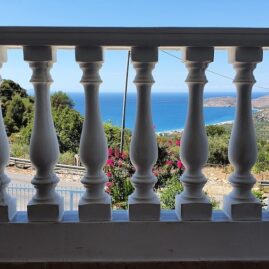 Apartment balcony view